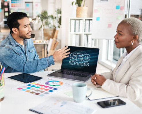 Website Design Experts discussing over SEO strategies Website Design Experts discussing over SEO strategies